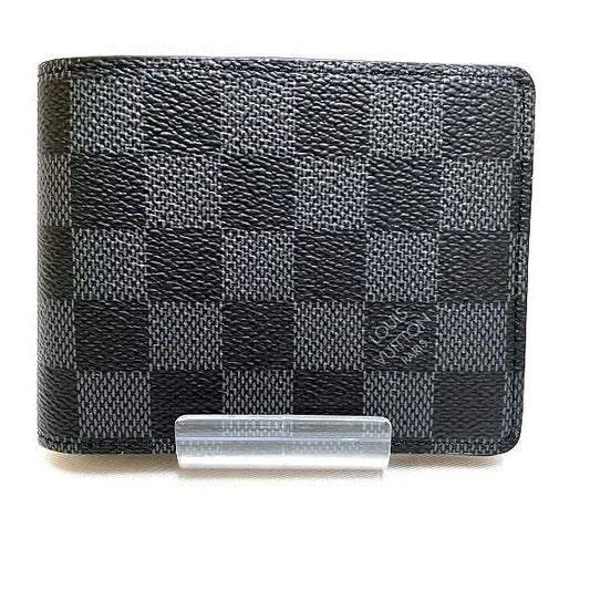 Louis Vuitton Damier Graphite Portefeuille Multiple N62663 Wallet Bifold Wallet