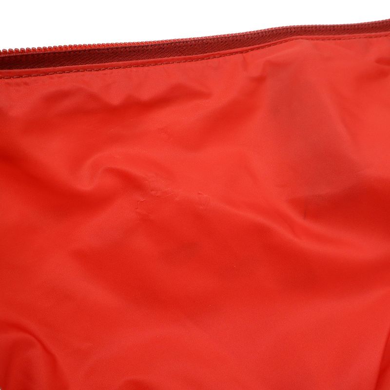 Prada Triangle Logo Lip Pattern Lip Tote Bag 2WAY Shoulder Bag Shoulder Nylon