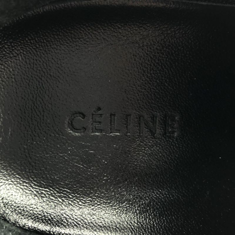 Celine by Phoebe Philo Pull on Slip-on Sneakers Navy 35