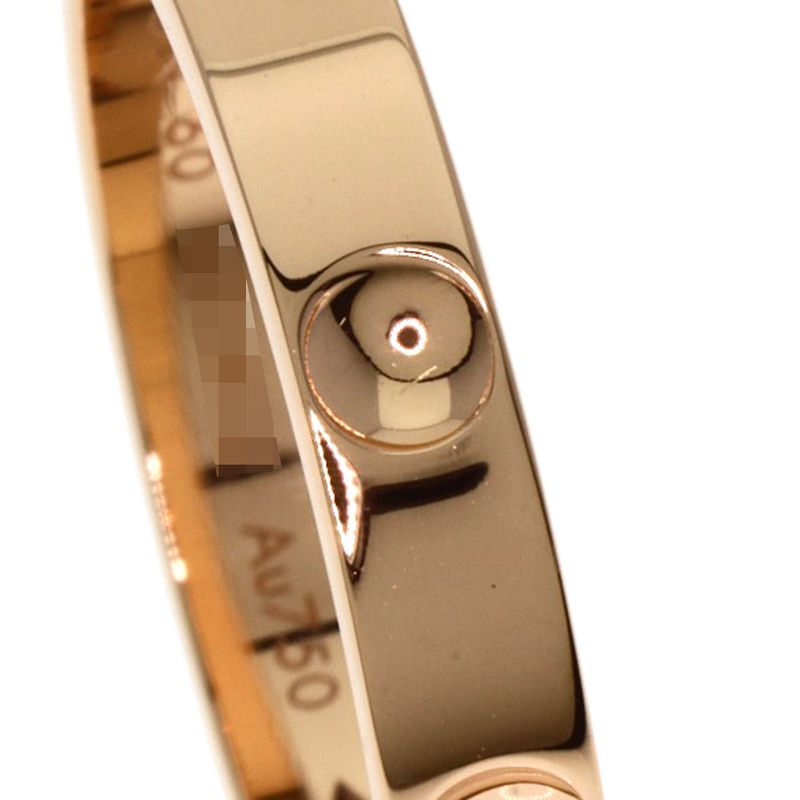 Louis Vuitton Petite Berg Empreinte #60 Ring 18K Pink Gold Unisex