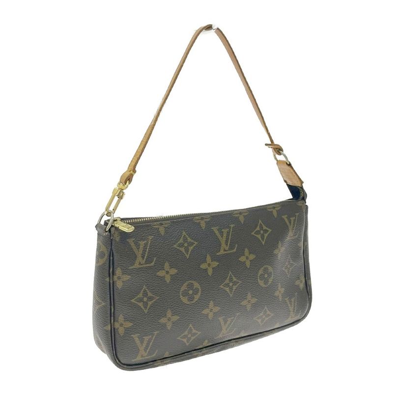 Louis Vuitton M51980 Monogram PVC Pochette and Accessoire Pouch Brown 425042