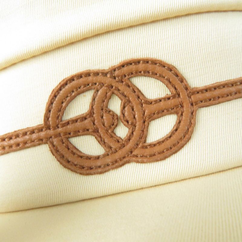 Hermes Cabre Clicquettis Leather Cutting Serie Hardware Casket Beige 56 Storage