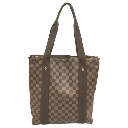 Louis Vuitton Damier Tote Bag Hippopotamus Boule Zipper Damage