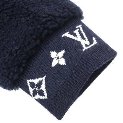 Louis Vuitton 25SS 1aglxq Leather Patch Fleece Blouson Partially Monogram Zip