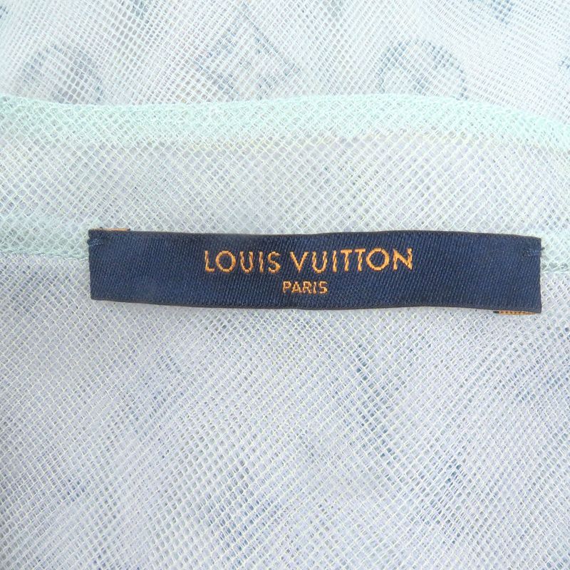 Louis Vuitton 20SS Monogram Tulle Layered Short-sleeved T-shirt Cut And Sewn