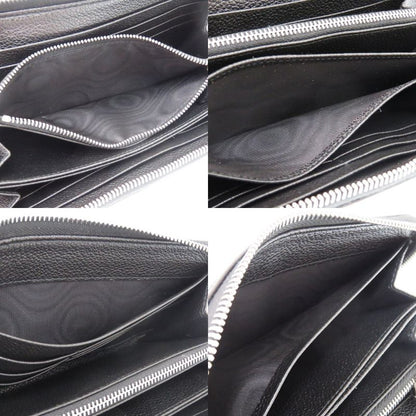 Prada Soft Calf Triangle 2ml317 Leather Black 0781 Black Long Wallet Prada