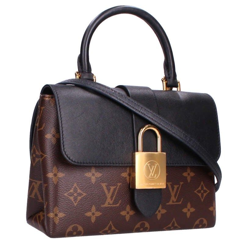 Louis Vuitton M44141 Rocky BB Monogram Noir Black Shoulder Bag Women BB