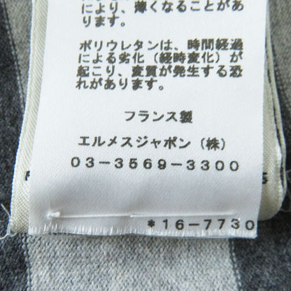 Hermes 21SS L'instruction Du Roy Imperialisme Hoodie Dress Gray Striped 34 Made