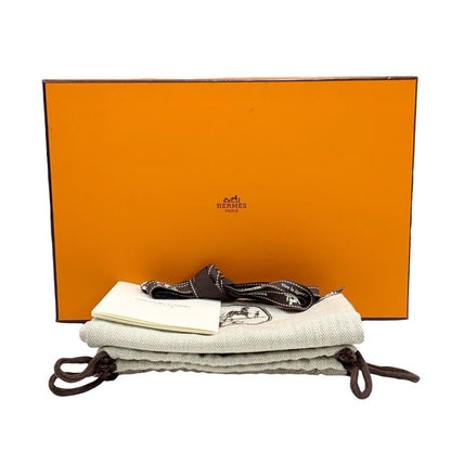 Hermes Paris Loafers Shoes Leather Black Silver Moccasins Flat Shoes Hhardware