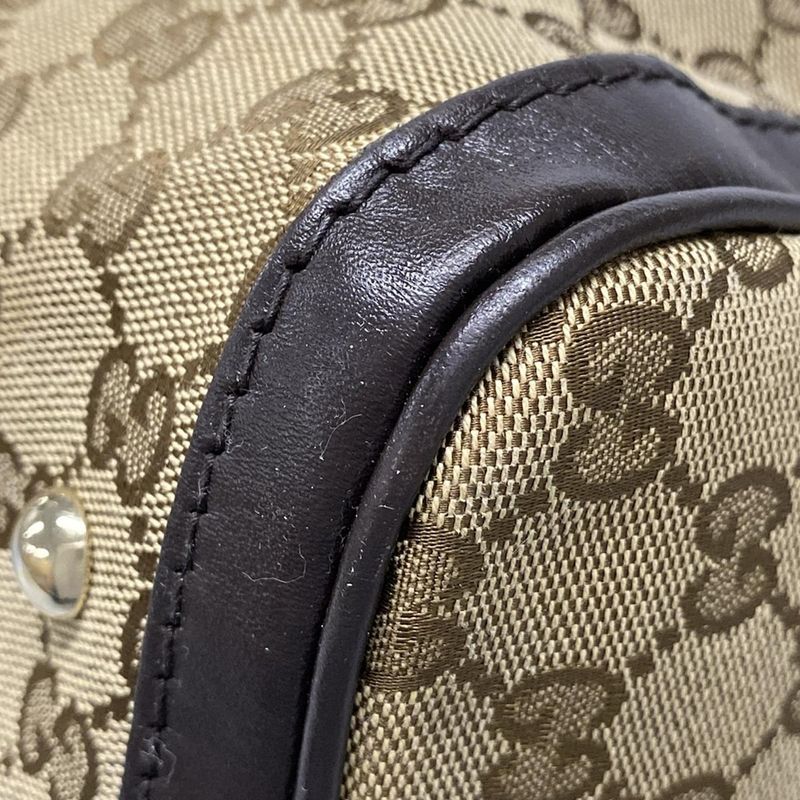 Gucci Handbag GG Patternsherry (web) 247205 Dark Brown X Beige X Multi Mini