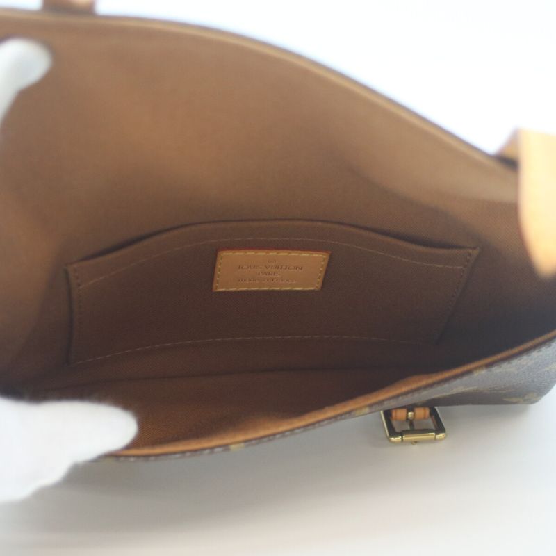 Louis Vuitton 05 M51159 Monogram Pochette Marel Shoulder Bag Handbag Pochette