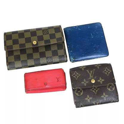 Louis Vuitton Wallet Epi Monogram Damier Key Case Bifold Wallet 39bs094