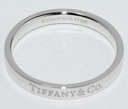 Tiffany & Co Ring Pt950 Flat Band Ring Width 3mm (012in)
