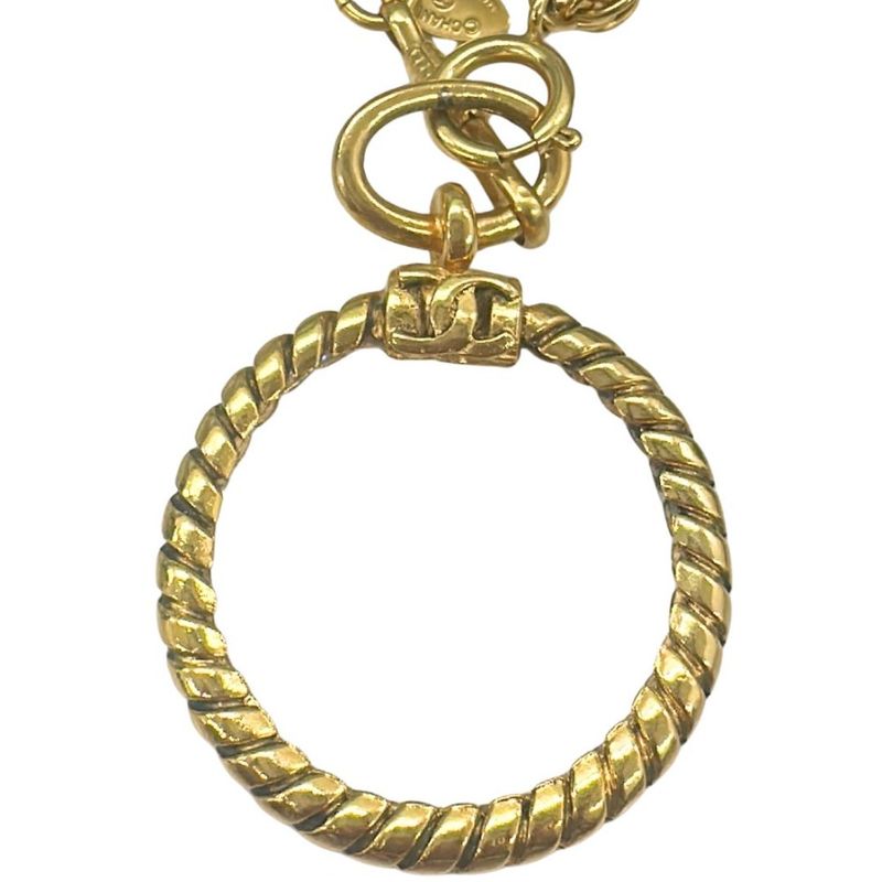 Chanel Chain Loupe Necklace