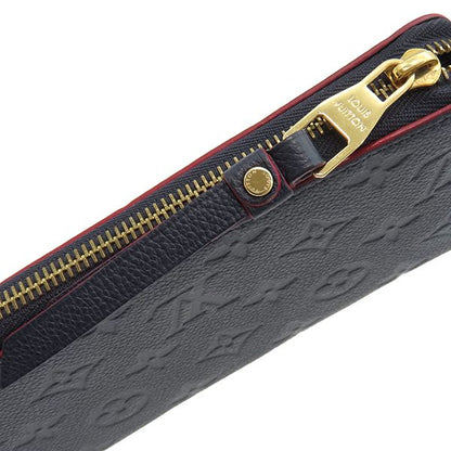 Louis Vuitton Long Wallet Zippy Wallet Monogram Empreinte Marine Rouge Gold