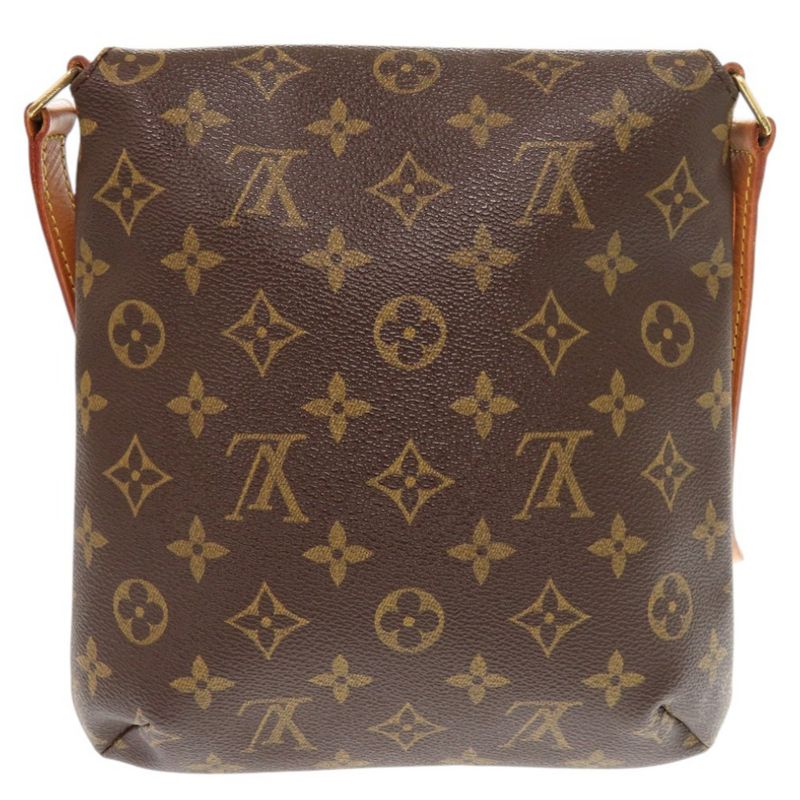 Louis Vuitton Long Strap Musette Salsa Monogram M51387 Brown Shoulder Bag LV