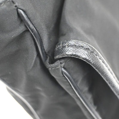 Prada Shoulder Bag Nylon Leather Black 87ka725
