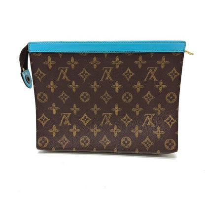 Louis Vuitton Clutch Bag Pochette Voyage MM M81204 Monogram Canvas Brown
