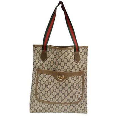 Gucci GG Plus Old Gucci Sherry Line Bag Tote Bag Unisex