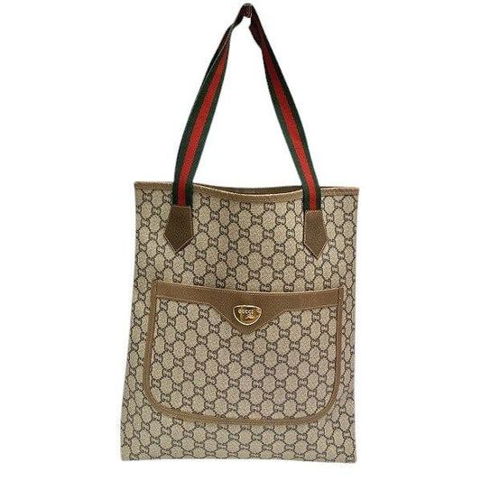 Gucci GG Plus Old Gucci Sherry Line Bag Tote Bag Unisex