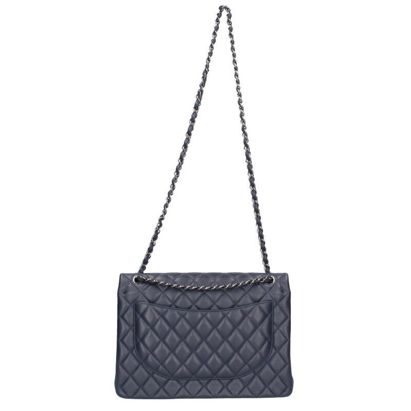 Chanel Matelasse 34 Coco Mark Lamb Skin Chain Shoulder Bag Men's