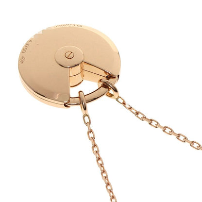 Cartier Amulet De Cartier SM Malachite 1P Diamond Necklace 18K Pink Gold Ladies