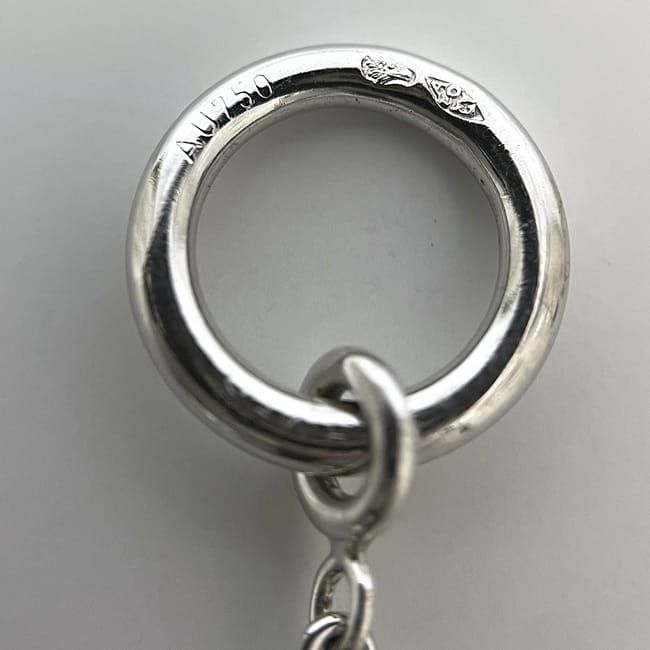 Hermes Bracelet Mini Chaine D'ancre Chain White Gold WG