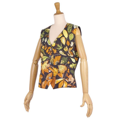 Hermes Vest Margiela Period Gilet All-over Silk Top
