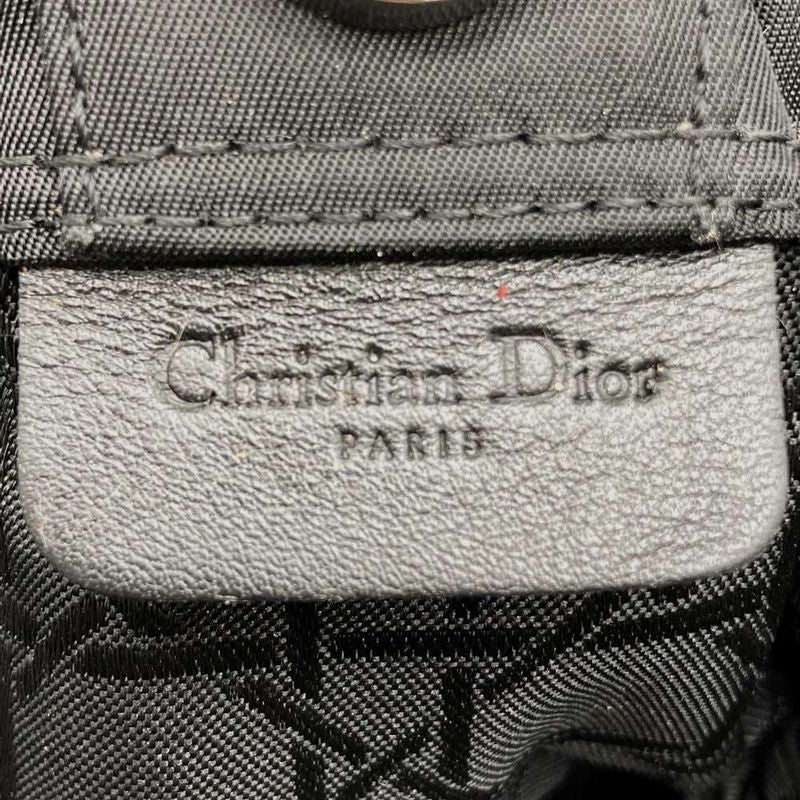 DIOR Handbag Black Maris Pearl Handbag Nylon Women