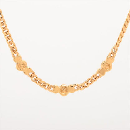 Christian DIOR Necklace GP And Rhinestone Gold Made In Germany