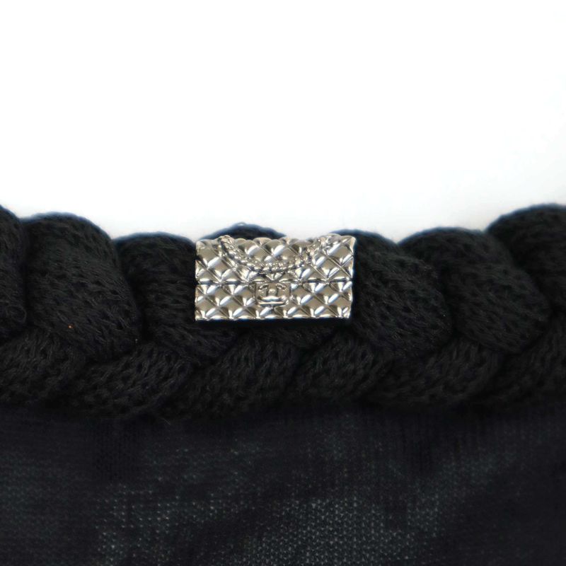 Chanel 09ss Rope Design Pullover Top P35683k02111 Black 38