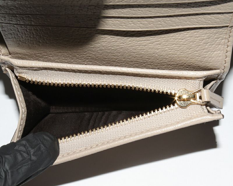 Gucci Bifold Wallet With Coin Purse Ophidia GG Supreme Card Case Wallet PVC