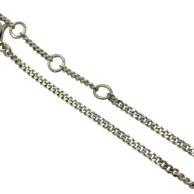 Fendi 8ah428 Bracelet O'lock Bangle Accessories Crystal Metal Silver