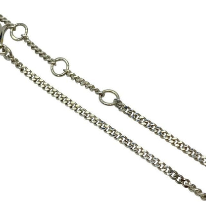 Fendi 8ah428 Bracelet O'lock Bangle Accessories Crystal Metal Silver