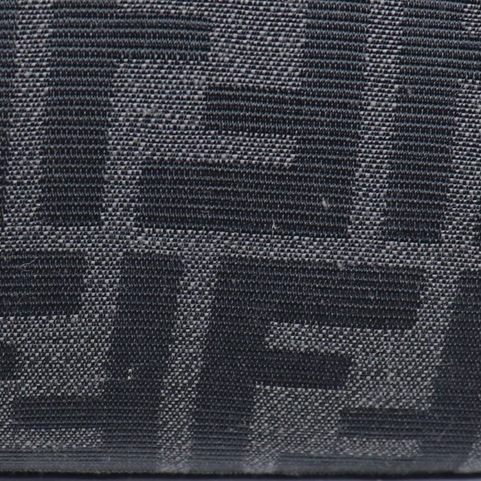 Fendi Mini Travel Zucca Shoulder Bag Black 7va552 Preowned Unisex