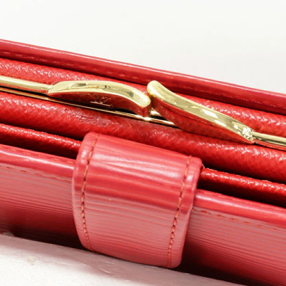 Louis Vuitton Epi Bifold Wallet With Coin Purse In Castilian Red Portefeuille