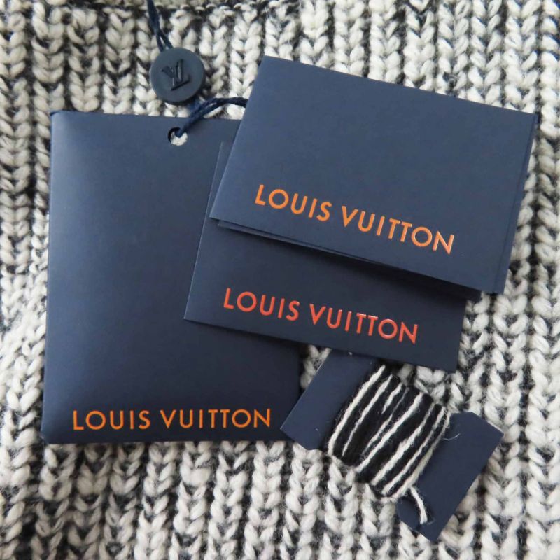 Louis Vuitton 23AW Wool Cotton Leather Belted Patched Long Sleeve Mixed