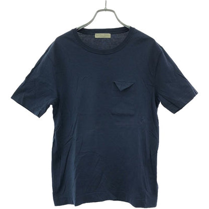 Bottega Veneta Cotton Crew Neck Pocket T-Shirt 595835 Vkab0 Blue 44