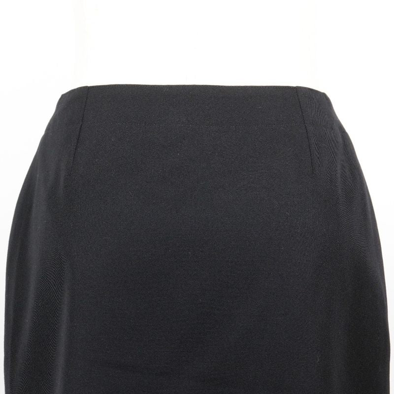 Chanel P08800v05079 Wool Black Women's Skirt