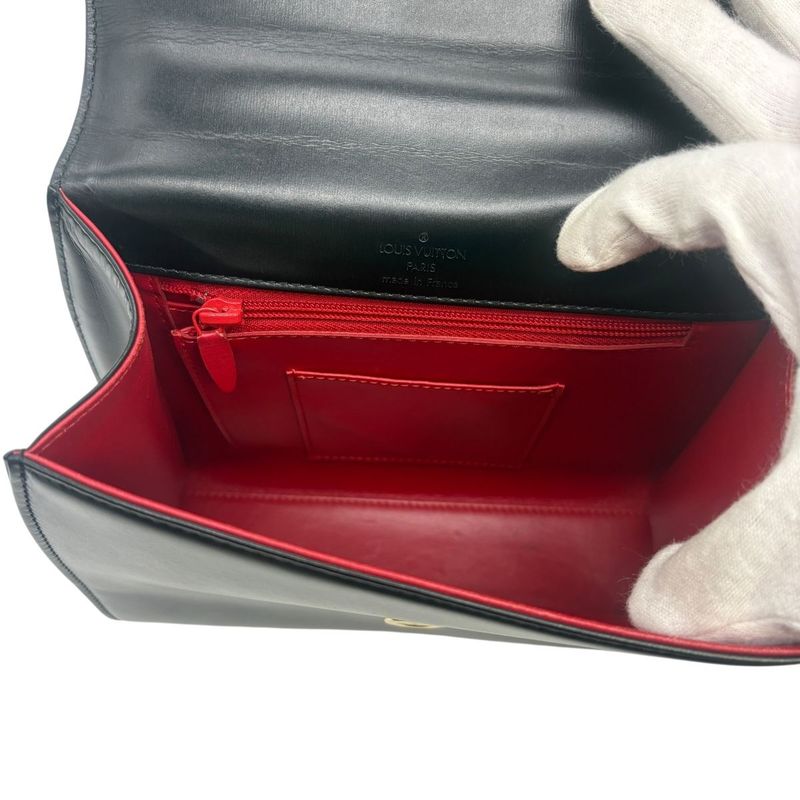 3128 Louis Vuitton Athene Handbag Noir Black M63902 Mi094s Preowned LV Black