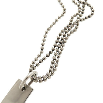 Gucci Plated Double Ball Chain Silver 925 Necklace Pendant 1303 Gucci