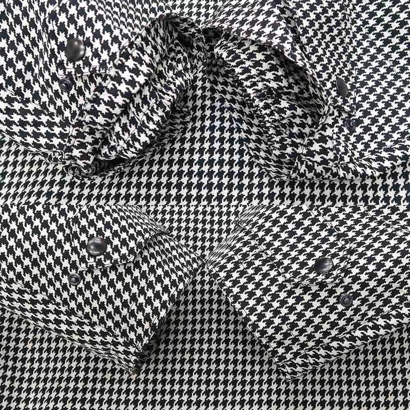 Dior Anorak Houndstooth XS BK WH 017c10a2856 Polyester Logo Women's