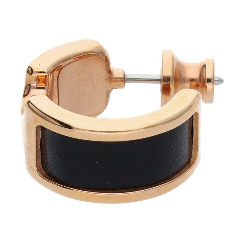 Hermes Olympe PM Box Calf Hoop Earrings Men's