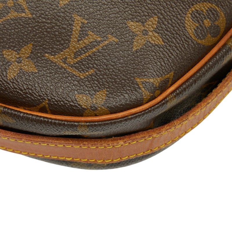 Louis Vuitton Monogram Genefeuille MM Crossbody Shoulder Bag M51226 Brown PVC