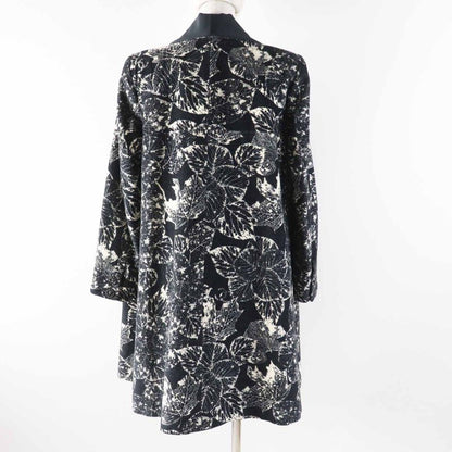 Chanel P60011 Cotton Partially Lined Silk Coco Mark Buttons Total Pattern Shawl