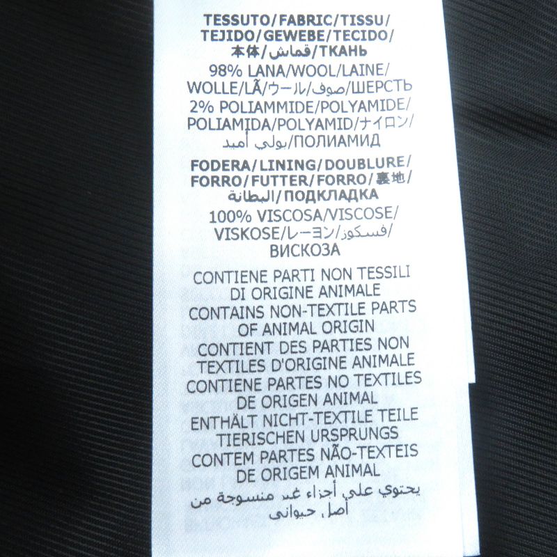 Gucci 22SS 669523 Wool Logo Gold Button Back Pleats Seventh Sleeve Double