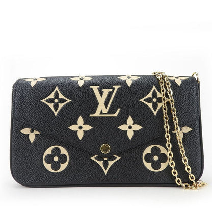 Louis Vuitton Shoulder Bag Pochette Felicie M82479 Monogram Empreinte Black