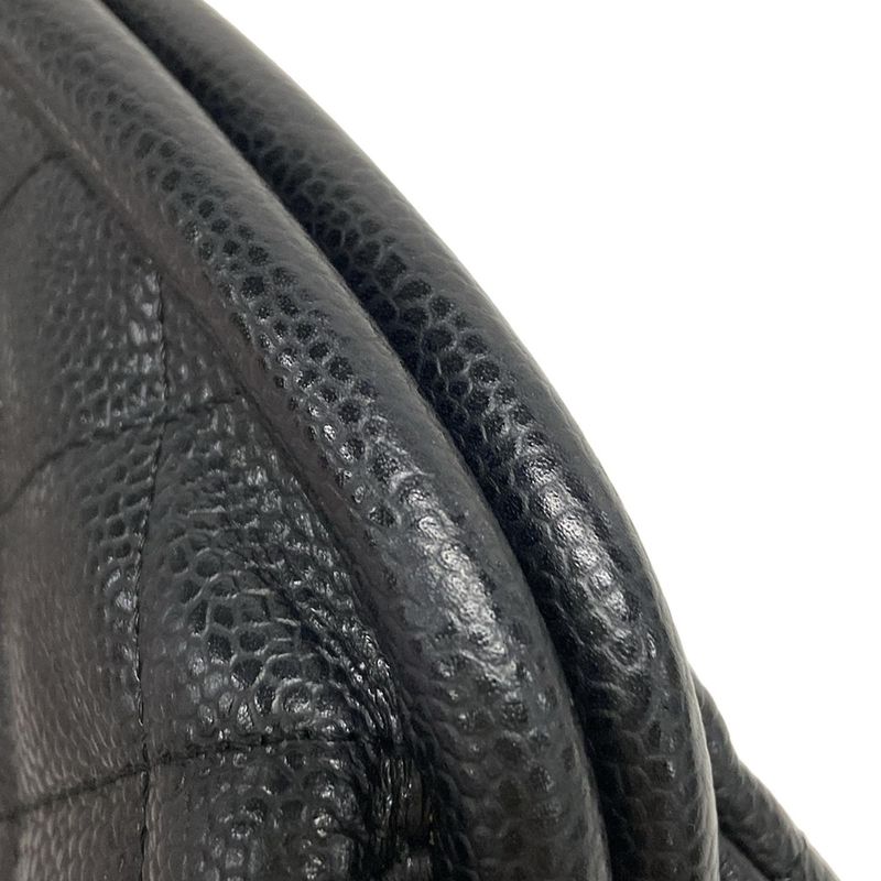 Chanel Clutch Bag Matelasse A46430 Black Silver Hardware / Clasp Closure