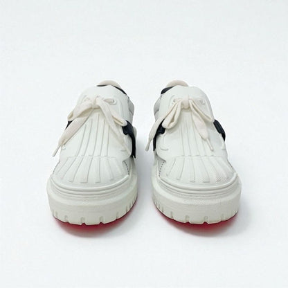 Christian Dior-id Sneakers Shoes Leather Rubber White Black Logo Velcro