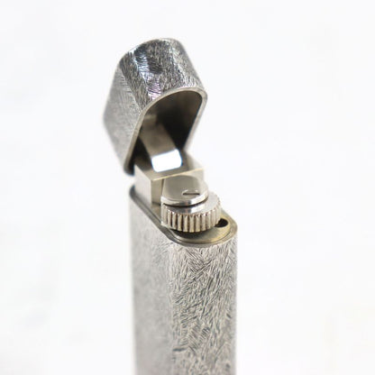 Cartier Allover Pattern Oval Form Roller Lighter Silver Men's